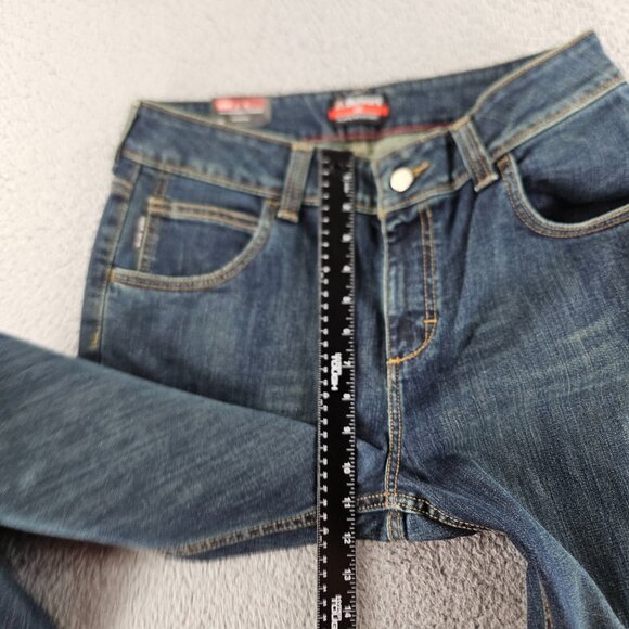 Bulwark FR Jeans Women 10 33x33 Blue High Rise Straight Flame Resistant Curvy - Picture 10 of 16